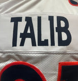 Aqib Talib Autographed White Broncos Jersey Inscribed "SB 50 Champs" BAS COA