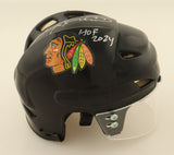Jeremy Roenick Signed Chicago Blackhawks Mini Helmet Inscribed HOF 2024 /Beckett