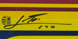 Lionel Messi Signed Framed Nike FC Barcelona Soccer Jersey BAS LOA
