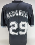 Jack McDowell Signed White Sox Black Jersey (JSA COA) 3xAll-Star (1991-1993)
