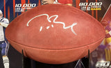 Tom Brady Signed New England Patriots Wilson Duke Football w/ Shadowbox Fanatics