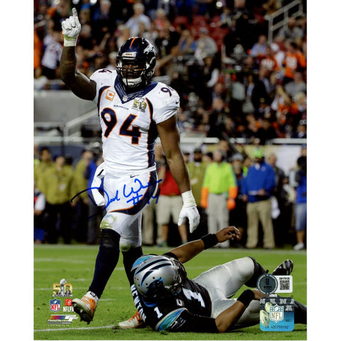 Demarcus Ware Autographed/Signed Denver Broncos 8x10 Photo Beckett Witness 51664