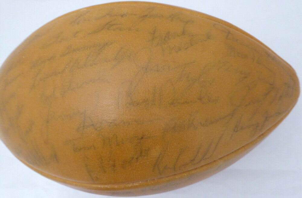 1963 Packers Autographed Wilson Football 45 Sigs Vince Lombardi PSA/DN ...