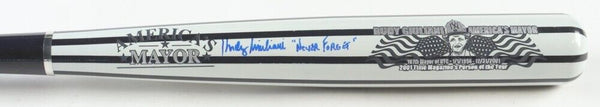 Rudy Giuliani Signed "America's Mayor" Baseball Bat Inscribed "'Never Forget"
