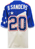 Barry Sanders Signed 1995 Pro Bowl M&N Authentic Jersey w/10x Pro Bowl -(SS COA)