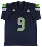 Kenneth Walker III Authentic Signed Navy Blue Pro Style Jersey BAS Witnessed