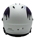 Terrell Suggs Autographed Full Size Ravens Lunar Replica Helmet Beckett