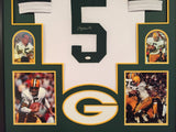 FRAMED PAUL HORNUNG AUTOGRAPHED SIGNED GREENBAY PACKERS JERSEY JSA COA