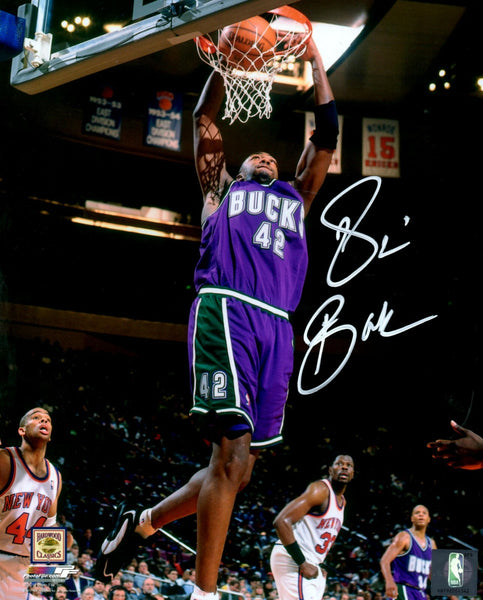 Milw Bucks VIN BAKER #42 Signed 16x20 Photo #2 AUTO - 4 x All Star 1st Rnd Pick