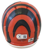Bengals Ja'Marr Chase Authentic Signed Speed Mini Helmet BAS Witnessed