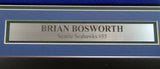 SEAHAWKS BRIAN BOSWORTH AUTOGRAPHED SIGNED FRAMED BLUE JERSEY MCS HOLO 174301