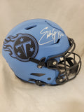 EDDIE GEORGE SIGNED TENNESSEE TITANS F/S RAVE SPEEDFLEX HELMET FANATICS QR