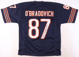 Ed O'Bradovich Signed Chicago Bears Jersey (Beckett) Da Bearsss D.E. 1962-1971