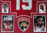 FRAMED FLORIDA PANTHERS MATTHEW TKACHUK AUTOGRAPHED SIGNED JERSEY JSA HOLO