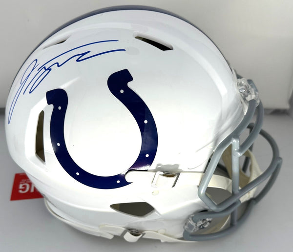 Indy Colts JONATHAN TAYLOR Signed Riddell Full Size Authentic Helmet AUTO - FAN