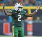 Tyrique Stevenson Signed Miami Hurricanes Jersey (JSA) Chicago Bears Safety D.B.