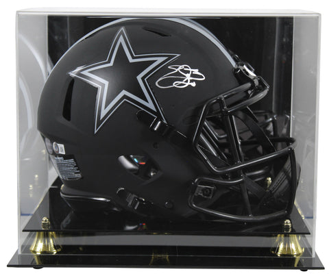 Cowboys Emmitt Smith Signed Eclipse Full Size Speed Proline Helmet w/ Case BAS W