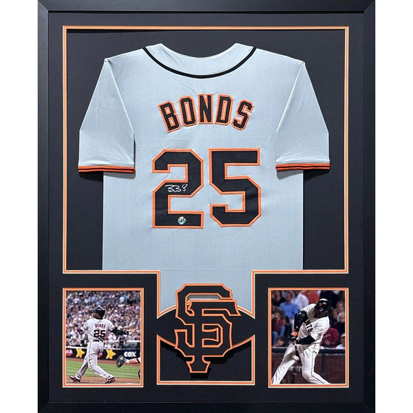 Barry Bonds Autographed Signed Framed San Francisco Giants Bonds Jersey