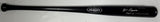 TIM RAINES Signed Louisville Slugger Black Bat AUTO - BAS