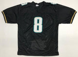 Mark Brunell Signed Jacksonville Jaguars Career Highlight Stat Jersey (JSA COA)