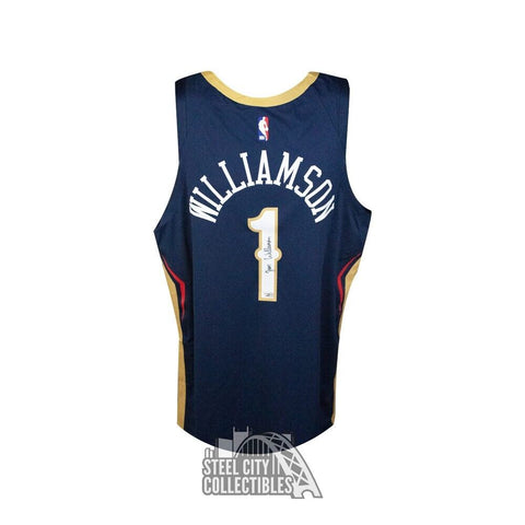 Zion Williamson Autographed Pelicans Nike Authentic Basketball Jersey Fanatics