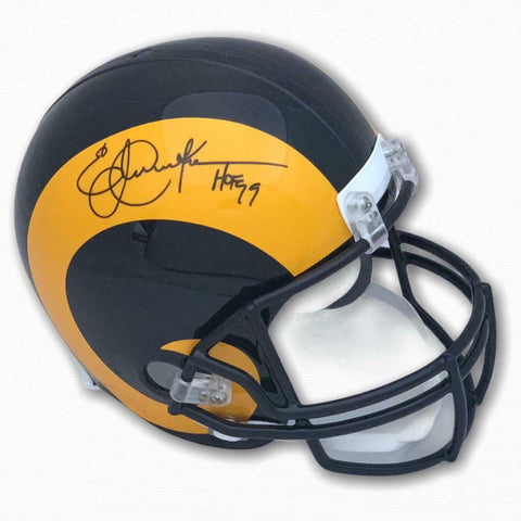 Rams Eric Dickerson Autographed Signed Full Size Helmet - Beckett