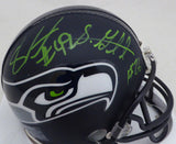 SHAQUEM & SHAQUILL GRIFFIN AUTOGRAPHED SEAHAWKS MINI HELMET MCS HOLO 134372