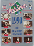 1990 World Series Athletics vs. Reds Tradition Continues World Series Magazine 2
