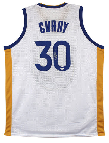 Stephen Curry Authentic Signed White Pro Style Jersey Autographed JSA