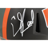 Ed Reed Autographed Miami Hurricanes Alt Nights F/S Helmet Beckett Witness 49242