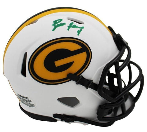 Brett Favre Autographed Green Bay Packers Lunar Eclipse Mini Speed Helmet Radtke