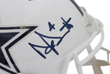Dak Prescott Signed Dallas Cowboys Authentic 2022 Alt Speed Helmet BAS 39763