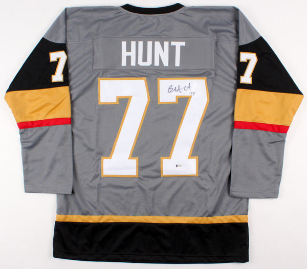 Brad Hunt Signed Golden Knights Jersey (Beckett COA) NHL Career 2012-present