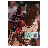 Dominique Wilkins Autographed BACK 1994 Flair #172 Trading Card Beckett 54119