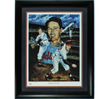Bob Feller Signed Cleveland Indians Framed 20x24 Rapid Robert Print - LE 521/900
