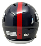 Lawrence Taylor Signed Giants FS T/B Speed Replica Helmet BAD MF BAS w/ Case