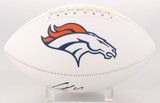 Case Keenum Signed Broncos Logo Football (JSA COA) Denver's Starting Quarterback