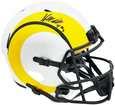 KYREN WILLIAMS AUTOGRAPHED RAMS LUNAR ECLIPSE FULL SIZE HELMET BECKETT 224745