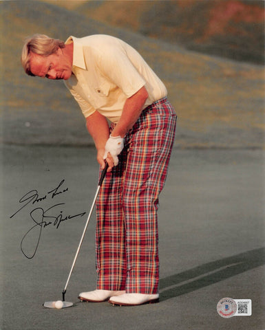 Jack Nicklaus "Good Luck" Authentic Signed 8x10 Photo BAS #AD04667