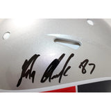 Rob Gronkowski Autographed New England Patriots Pro Helmet Beckett WIT 58325