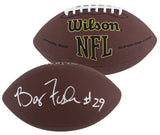 Steelers Barry Foster Signed Wilson Super Grip Nfl Football BAS Witnessed