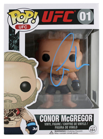Conor McGregor Authentic Signed UFC #01 Funko Pop Vinyl Figure Autographed BAS