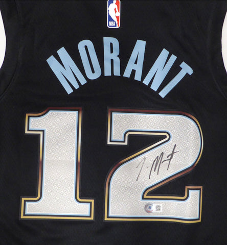 Memphis Grizzlies Ja Morant Autographed Nike City Edition Jersey Beckett BJ68061