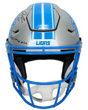 Jahmyr Gibbs Autographed "1st Rd Pick" Lions Authentic SpeedFlex Helmet Fanatics