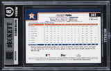 Astros Jeremy Pena Authentic Signed 2025 Topps #307 Card Autographed BAS Slabbed