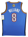 Thunder Jalen Williams Signed Blue Nike Icon Finals Edition Swingman Jersey JSA