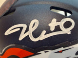 Jonathan Cooper Autographed Denver Broncos Navy Mini Helmet Beckett COA