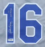 Rick Monday Signed Los Angeles Dodgers Jersey Inscribed "81 WS Champs"/Schwartz