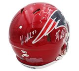 Multi Signed New England Patriots Speed Auth Flash Helmet- R Gronkowski/T Brady
