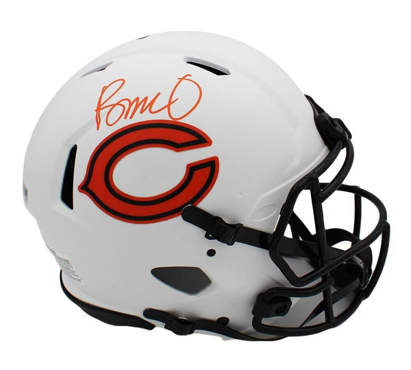 Rome Odunze Signed Chicago Bears Speed Authentic Lunar NFL Helmet